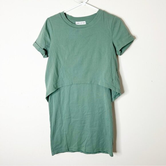 Légoe Heritage maternity Nursing T-shirt Dress Green Size 0 Maternity - Picture 5 of 12